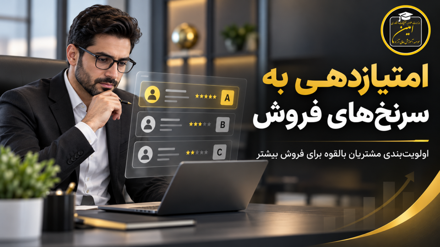 امتیازدهی به سرنخ‌های فروش و دسته‌بندی مشتریان بالقوه در سه سطح اولویت A و B و C